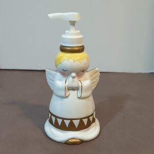 Allure Lotion Soap Dispenser Praying Angel 1996 New Vintage